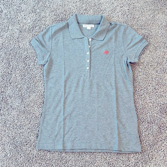 Aeropostale grey pique Polo L - Picture 1 of 5